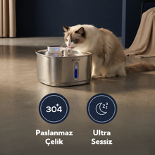 AI Cat Hydra Metal Akıllı Su Pınarı
