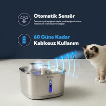 AI Cat Hydra Metal Akıllı Su Pınarı