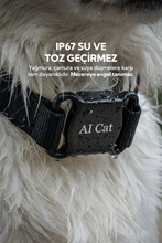 AI Cat Tag Akıllı Evcil Hayvan Takip Cihazı (Siyah) – Su/ Toz Geçirmez (iOS/Android),Airtag