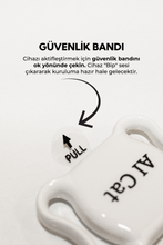 AI Cat Tag Akıllı Evcil Hayvan Takip Cihazı (Siyah) – Su/ Toz Geçirmez (iOS/Android),Airtag