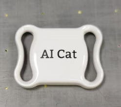 AirTag Uyumlu Akıllı Tasma | Kedi ve Köpekler İçin GPS Takip | iCloud & Android Uyumlu | Pil – 1 Yıl Kullanım | Suya Dayanıklı-Beyaz