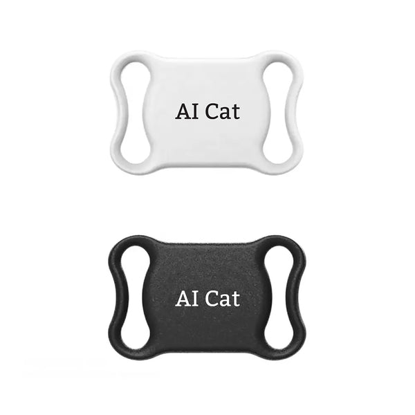 AirTag Uyumlu Akıllı Tasma | Kedi ve Köpekler İçin GPS Takip | iCloud & Android Uyumlu | Pil – 1 Yıl Kullanım | Suya Dayanıklı-Beyaz