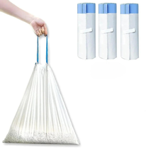 Akıllı Kedi Tuvaleti Büzgülü Çöp Poşeti 3lü Seti ( 3 X 15 Adet, 46 X 50 Mm)